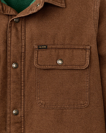 Filson Men Fleece Lined Jac-shirt - Brown