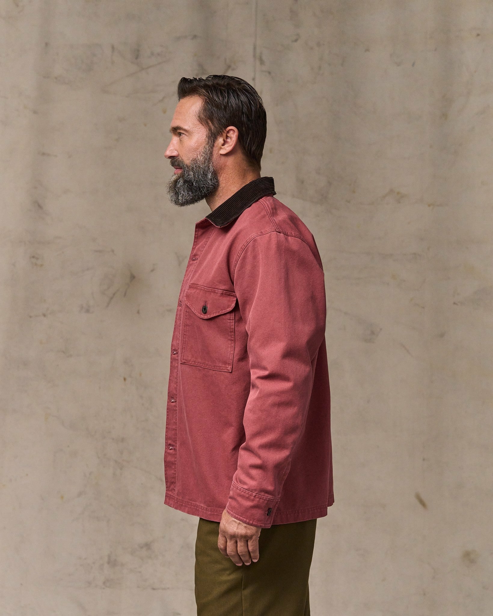 Filson Men Rustic Canvas Jac-shirt - Red Rock