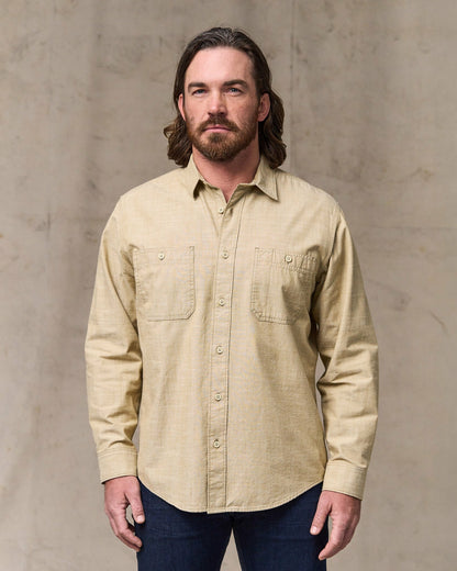 Filson Men Chambray Cpo Shirt - Tan