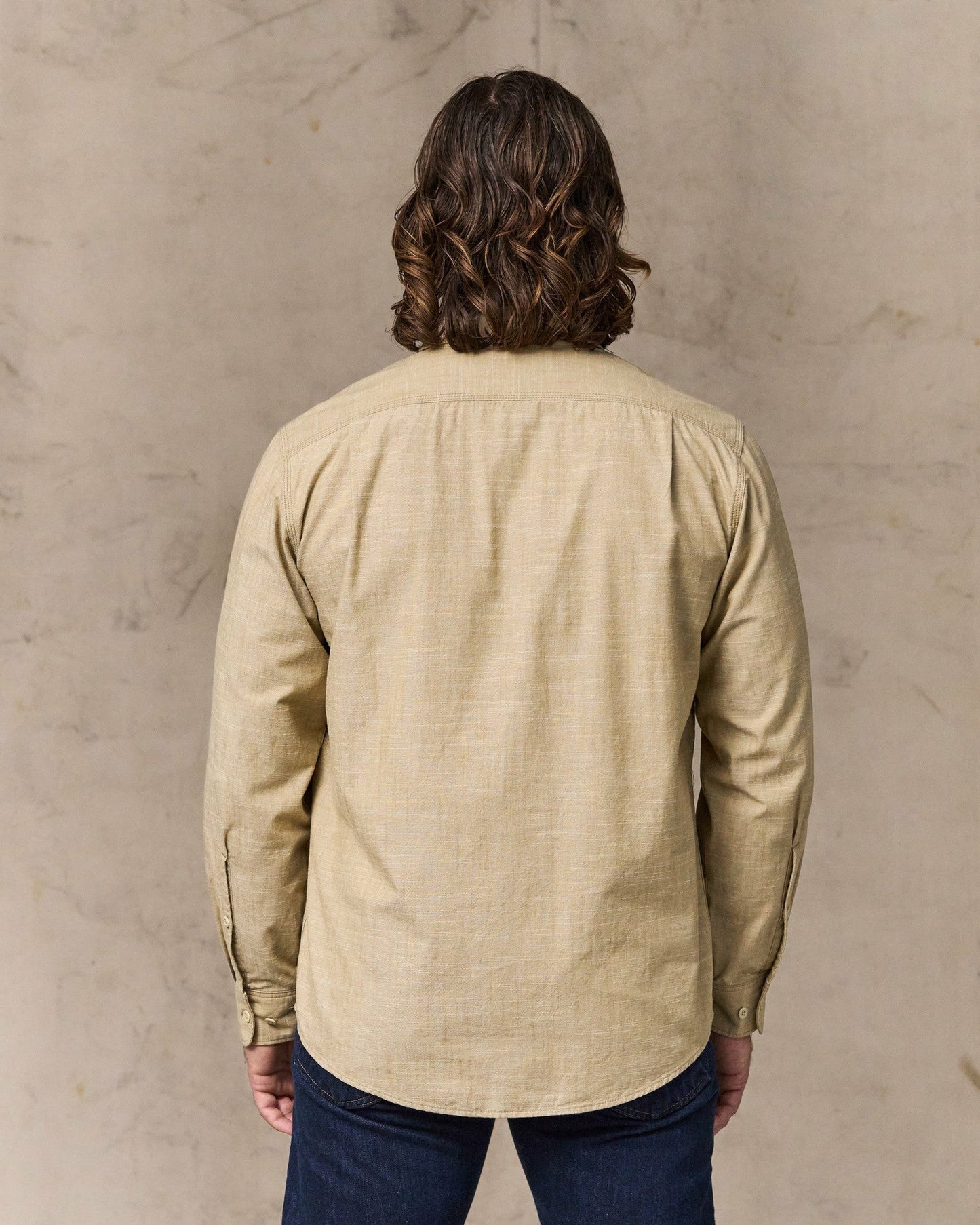 Filson Men Chambray Cpo Shirt - Tan