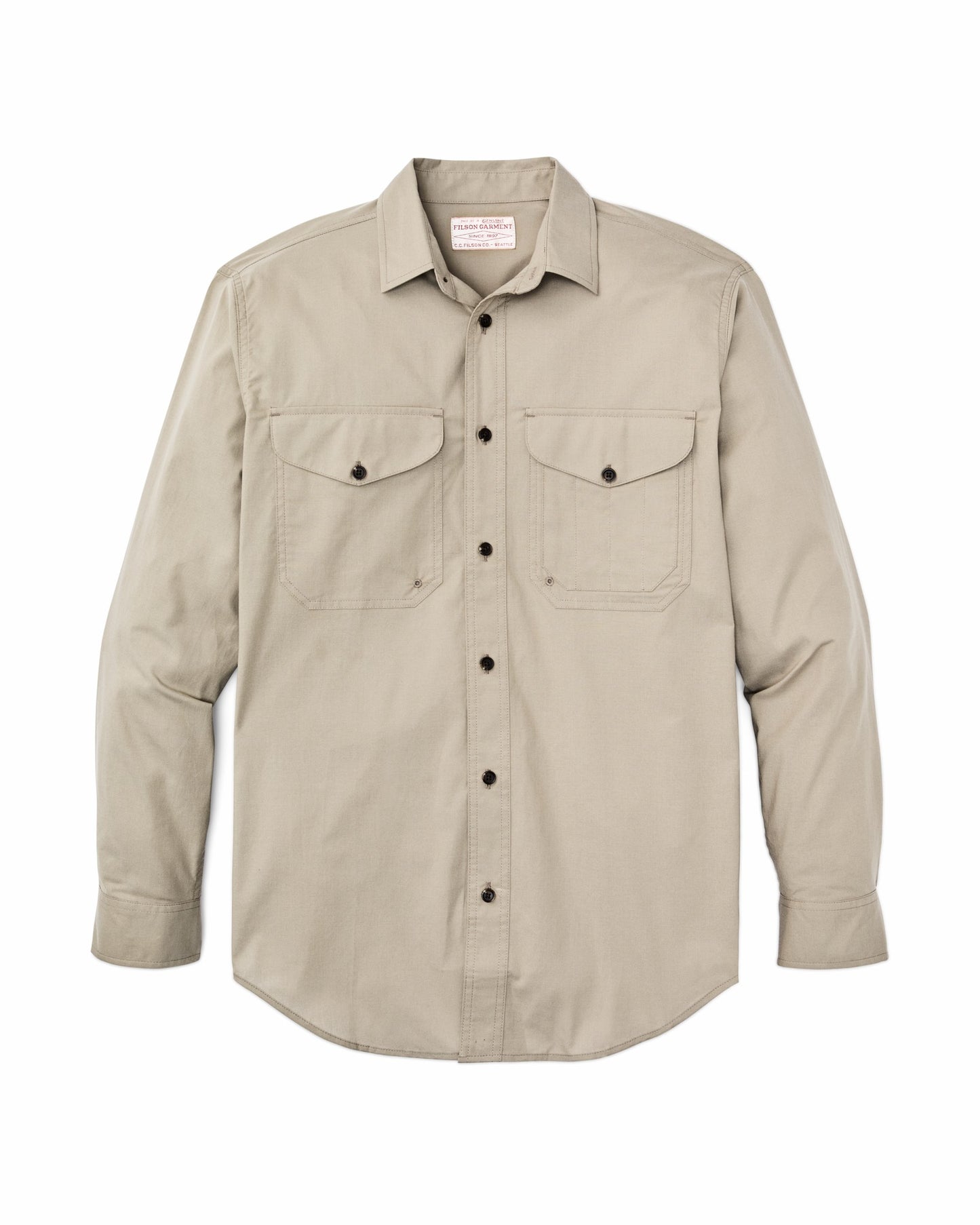 Filson Men Twin Lakes Sport Shirt - Dark Clay