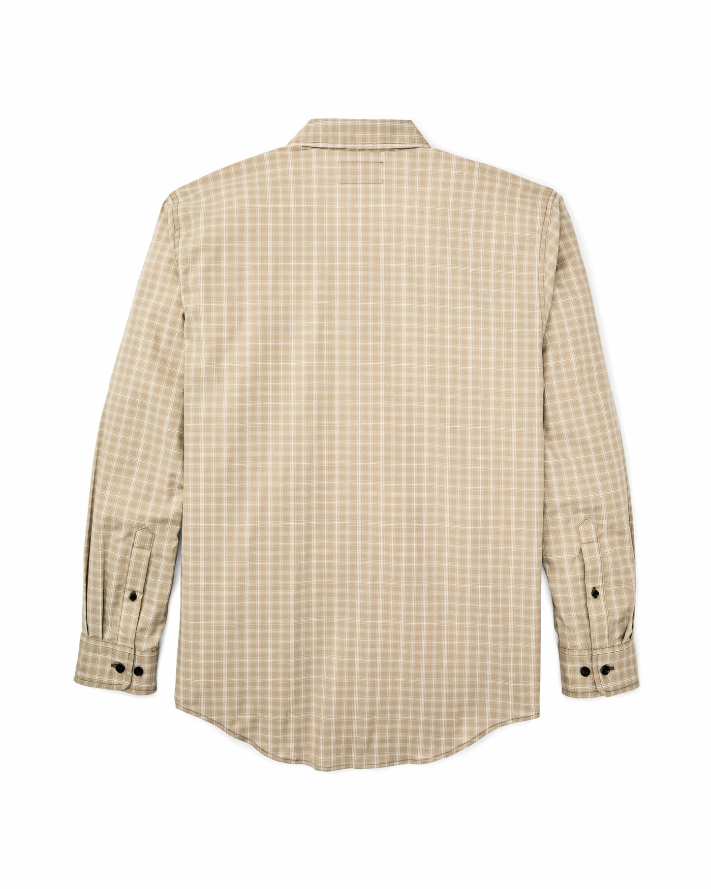 Filson Men Twin Lakes Sport Shirt - Tan / Cream Plaid