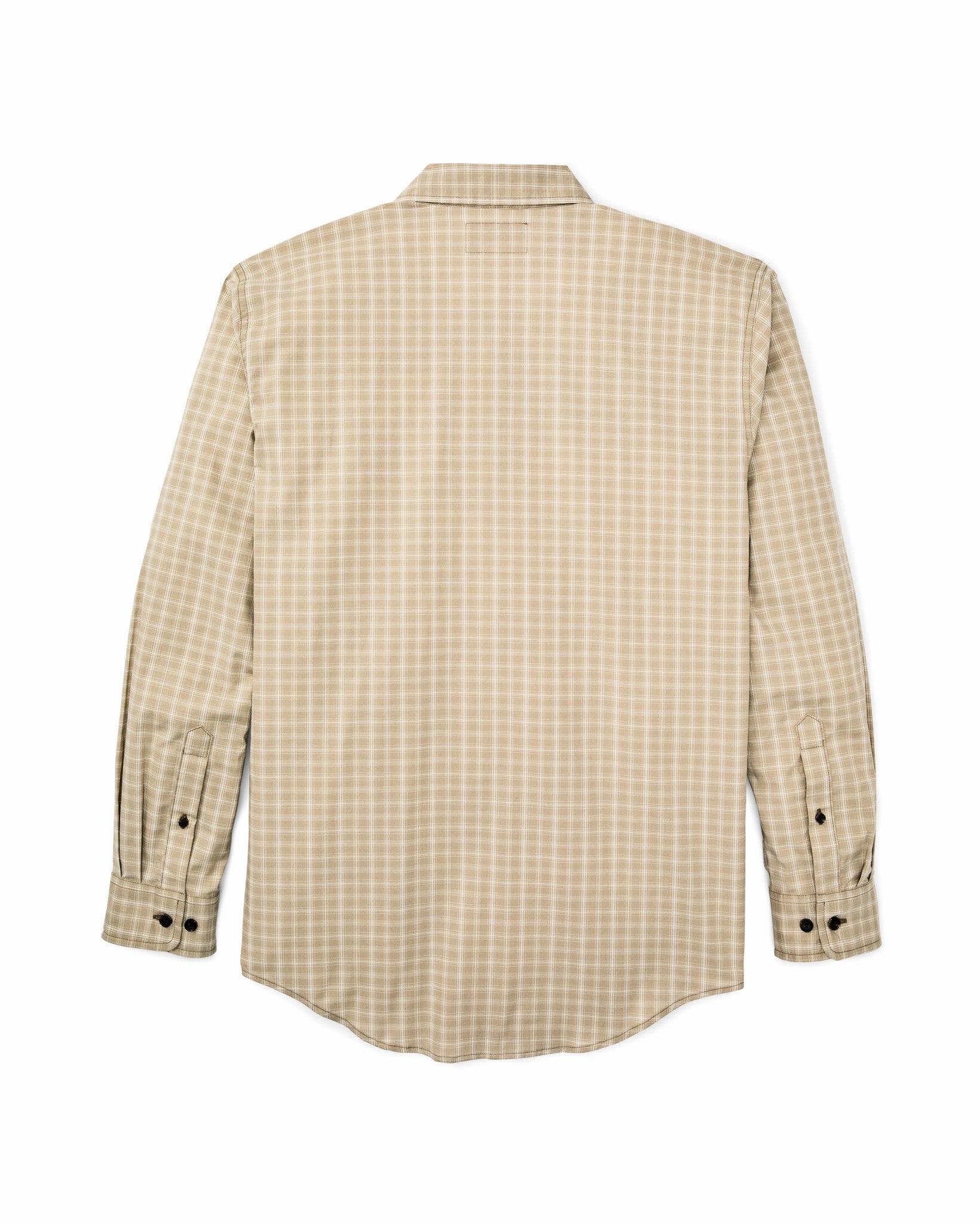 Filson Men Twin Lakes Sport Shirt - Tan / Cream Plaid