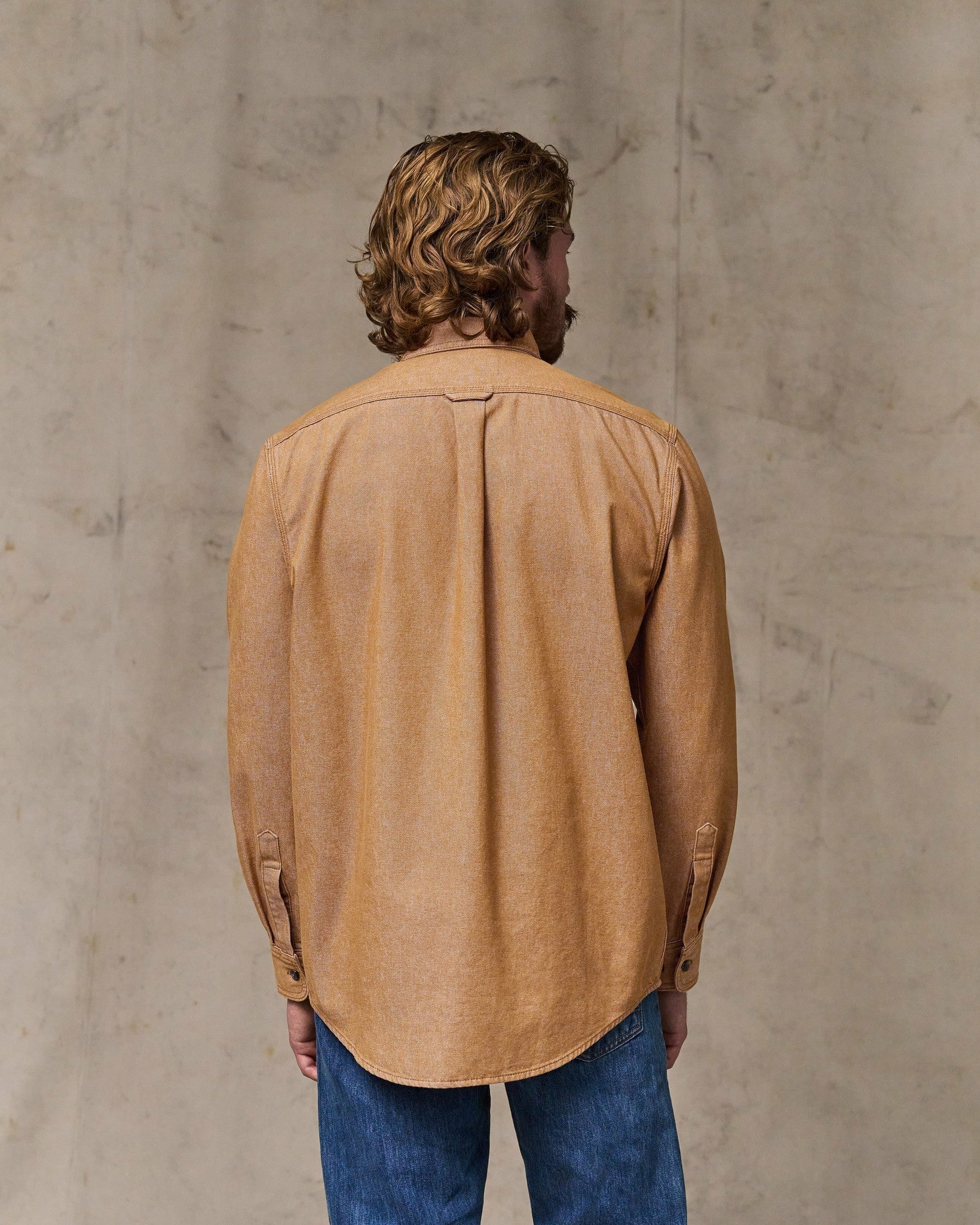 Filson Men Denim Guide Shirt - Harvest Tan