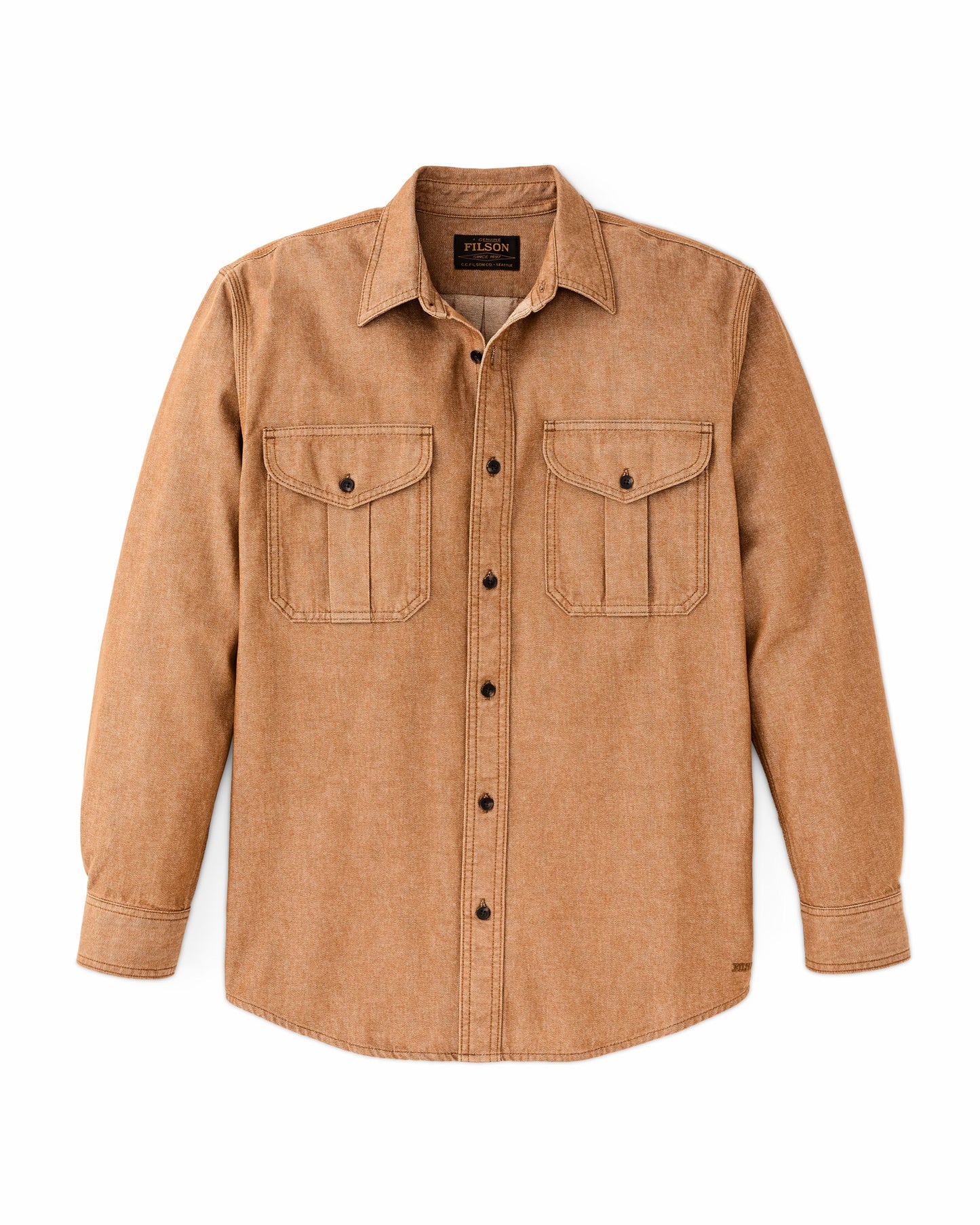 Filson Men Denim Guide Shirt - Harvest Tan