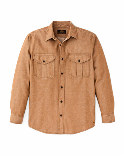 Filson Men Denim Guide Shirt - Harvest Tan