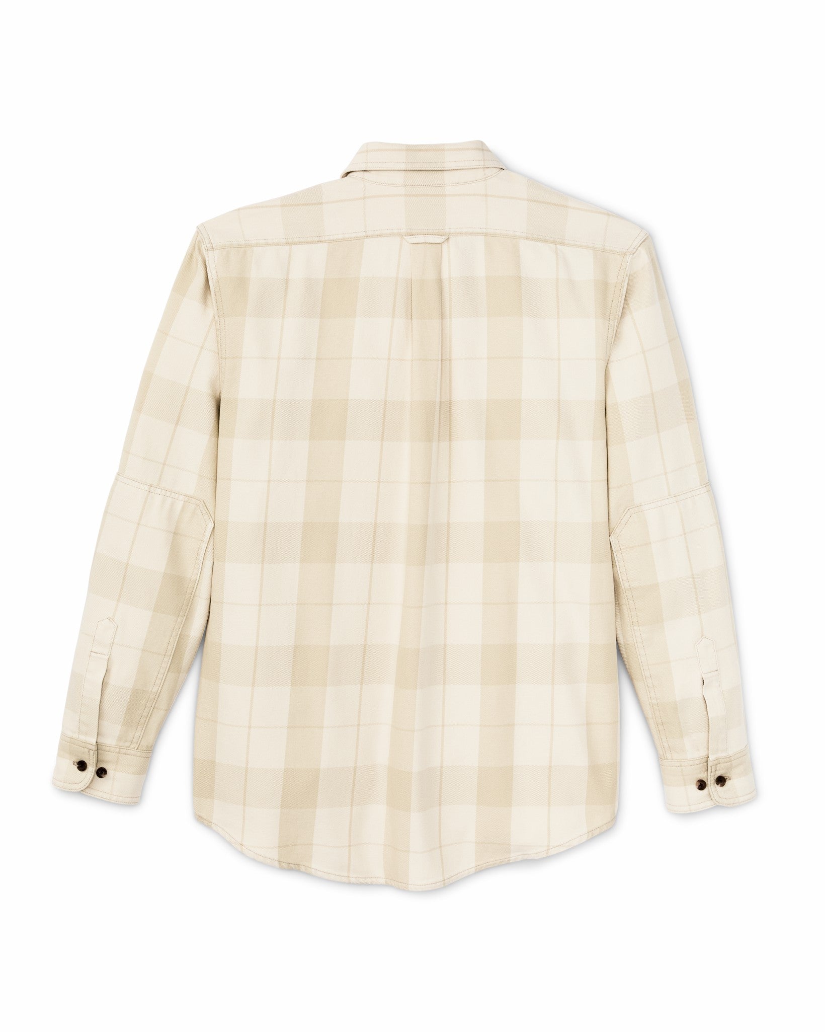 Filson Men Vintage Wash Alaskan Guide Shirt - Sand / Stone Plaid