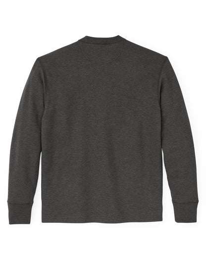 Filson Men Waffle Knit Henley - Charcoal