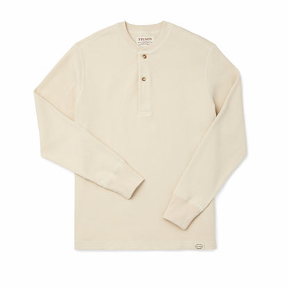 Filson Men Men's 100% Cotton Waffle Knit Henley