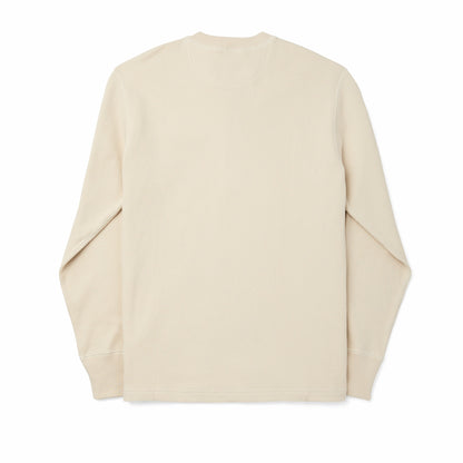 Filson Men Men's 100% Cotton Waffle Knit Henley