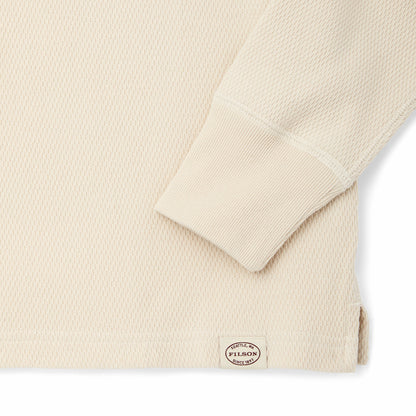 Filson Men Men's 100% Cotton Waffle Knit Henley