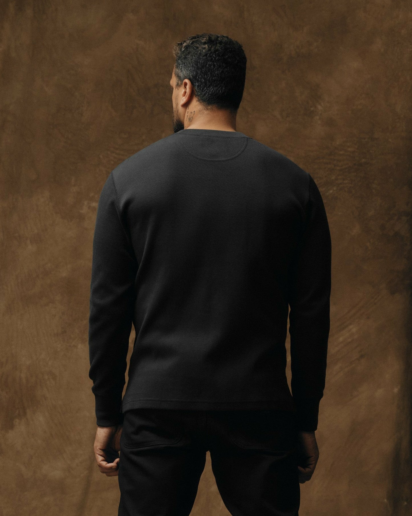 Filson Men Men's 100% Cotton Waffle Knit Henley