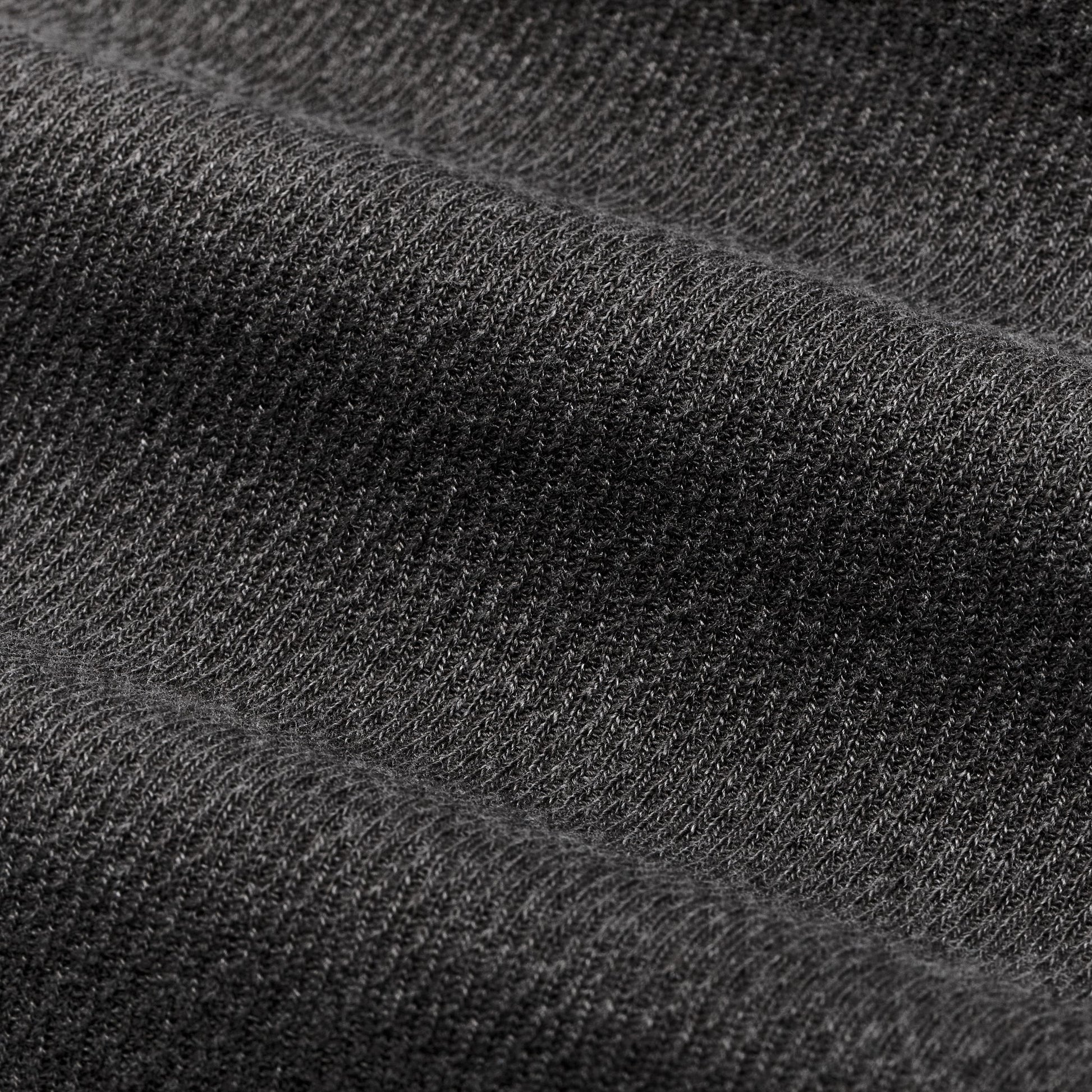 Filson Men Men's Waffle Knit Thermal Crewneck Sweatshirt — Charcoal