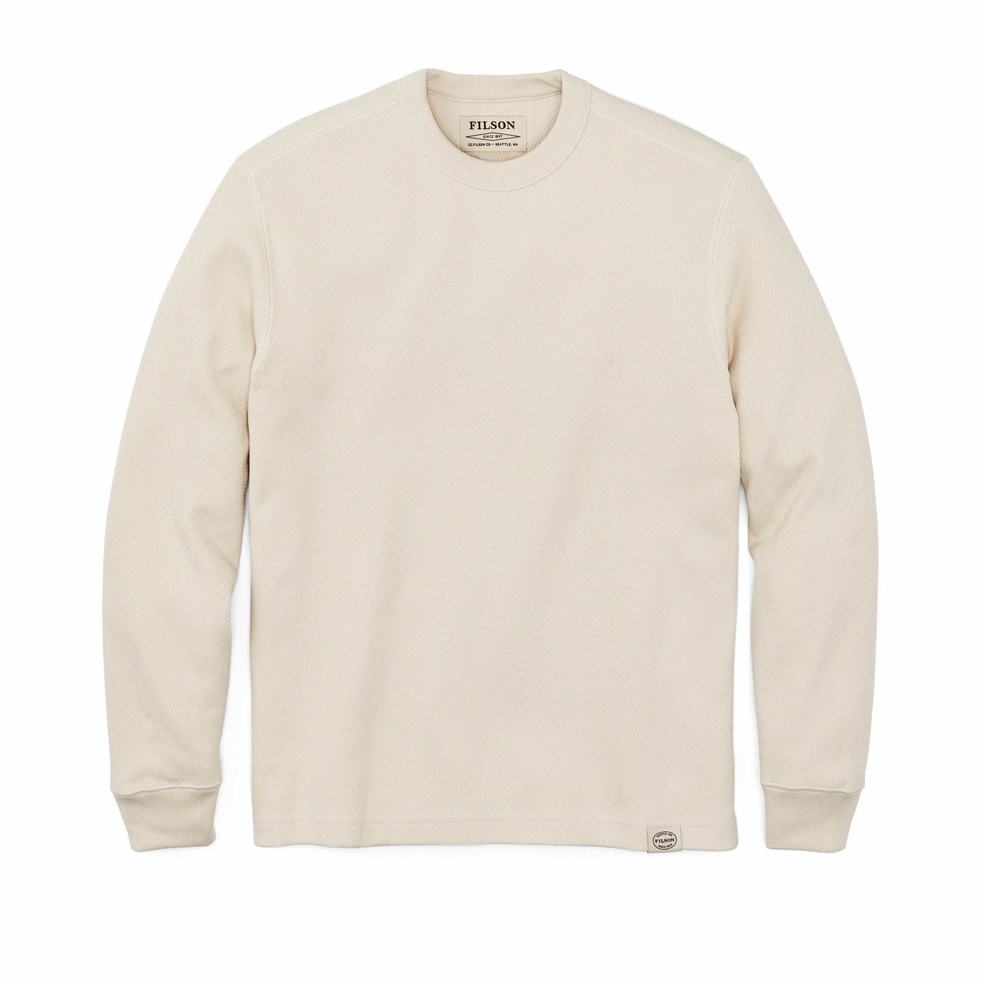 Filson Men Waffle Knit Thermal Crewneck