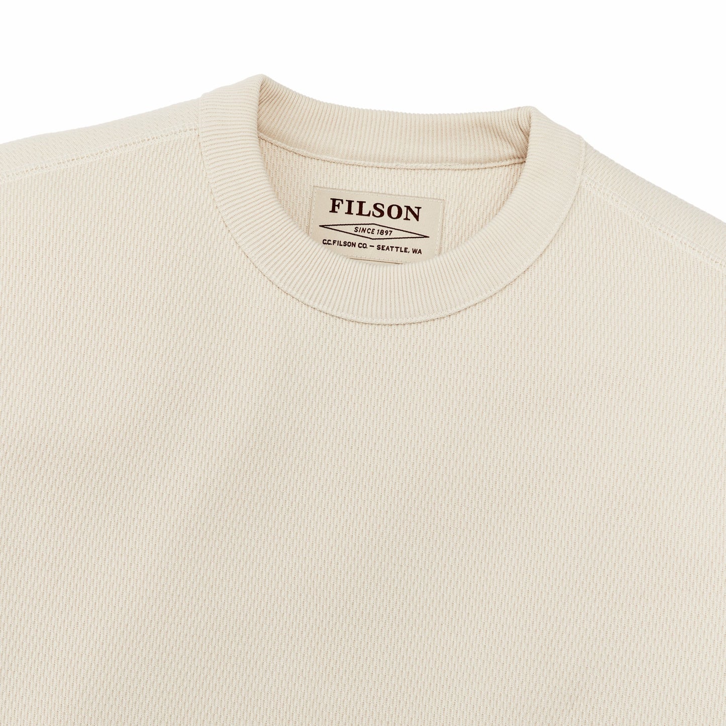 Filson Men Waffle Knit Thermal Crewneck