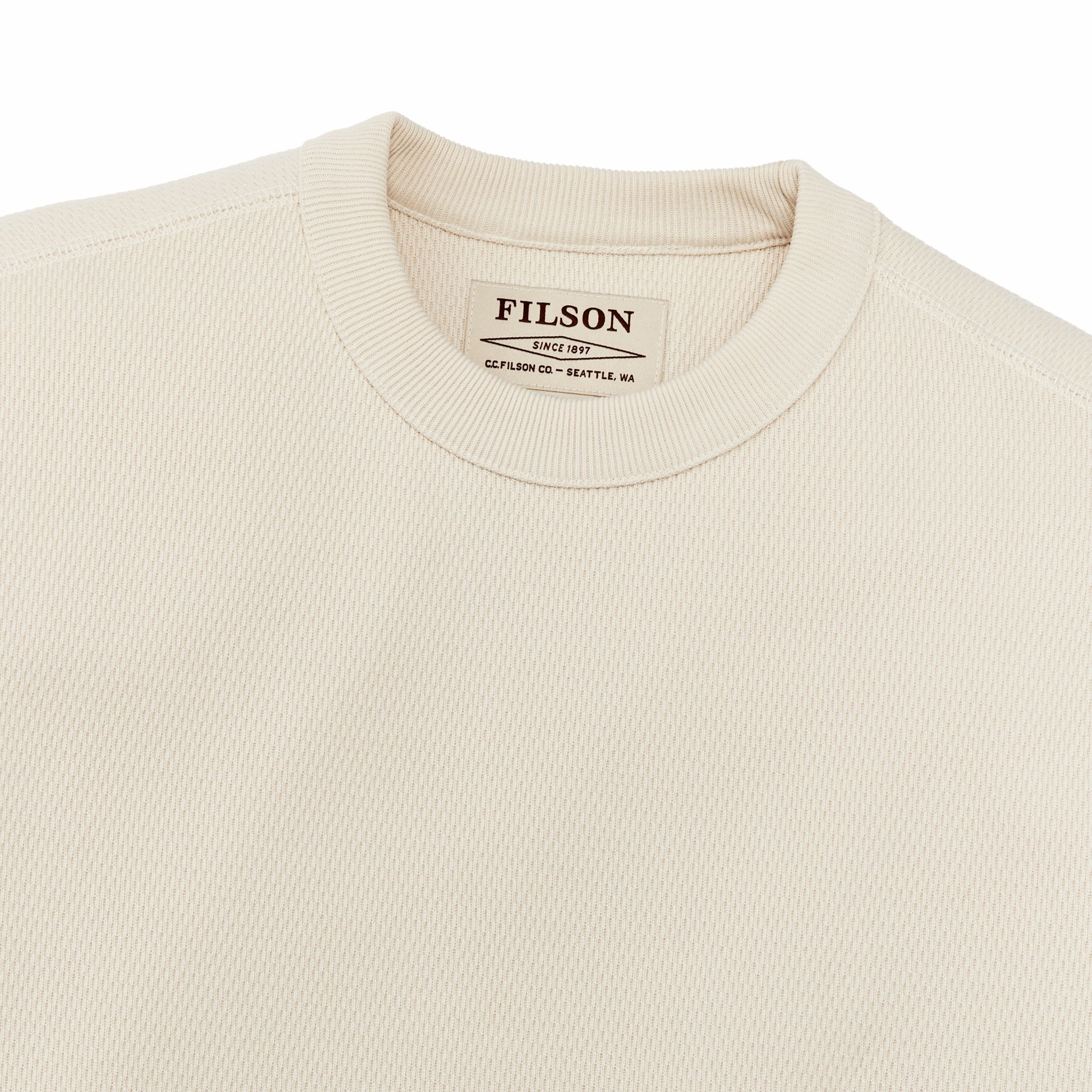 Filson Men Waffle Knit Thermal Crewneck