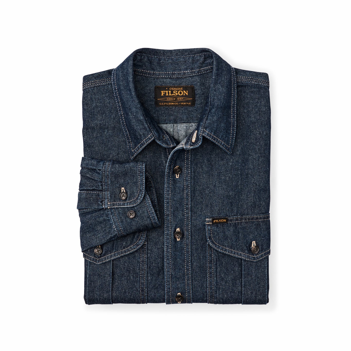 Filson Men Denim Guide Shirt