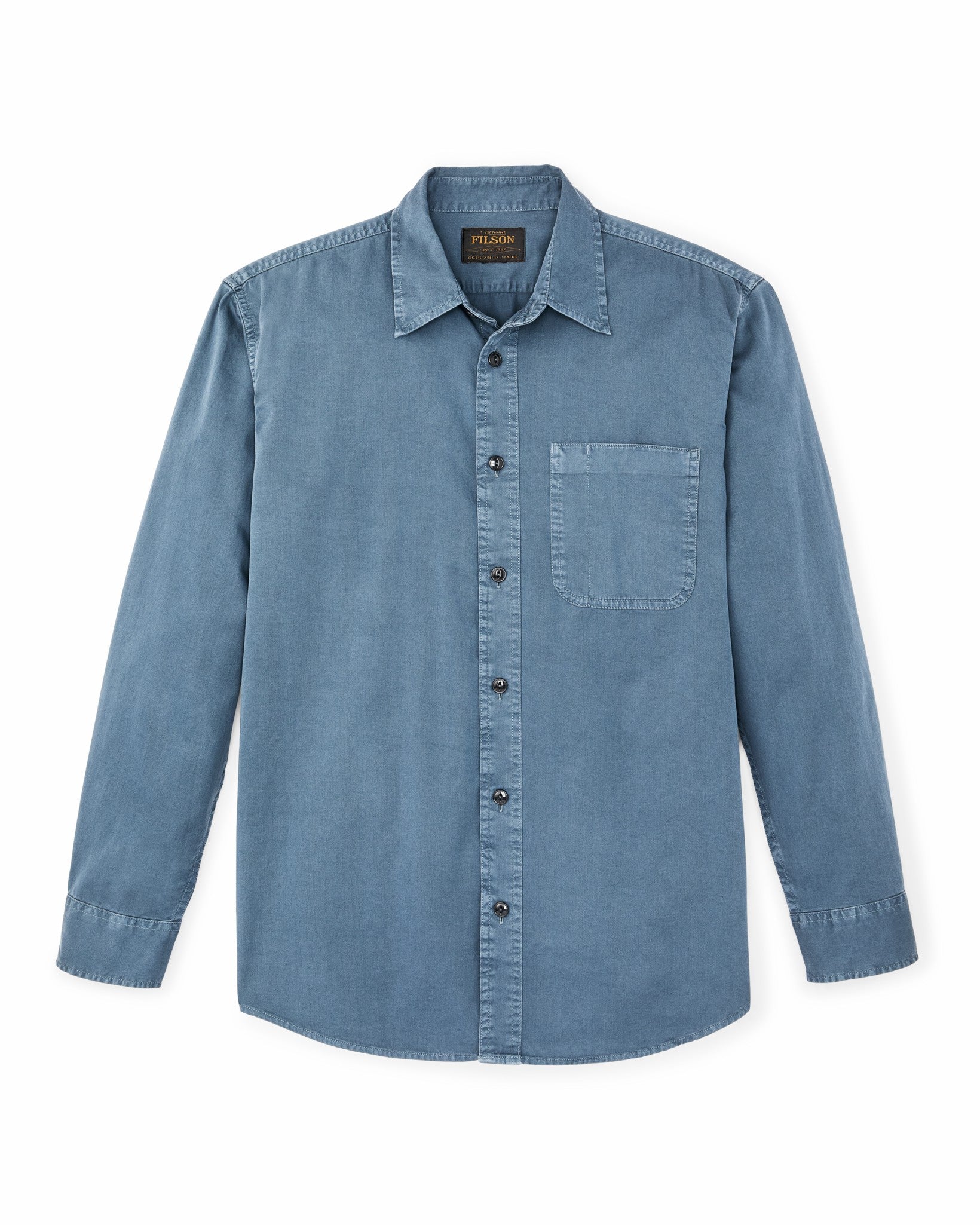Filson Men 4.5-oz. Twill Shirt - Orion Blue