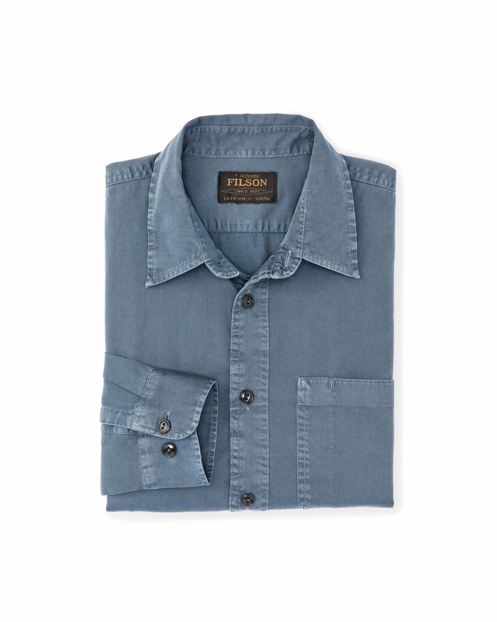 Filson Men 4.5-oz. Twill Shirt - Orion Blue