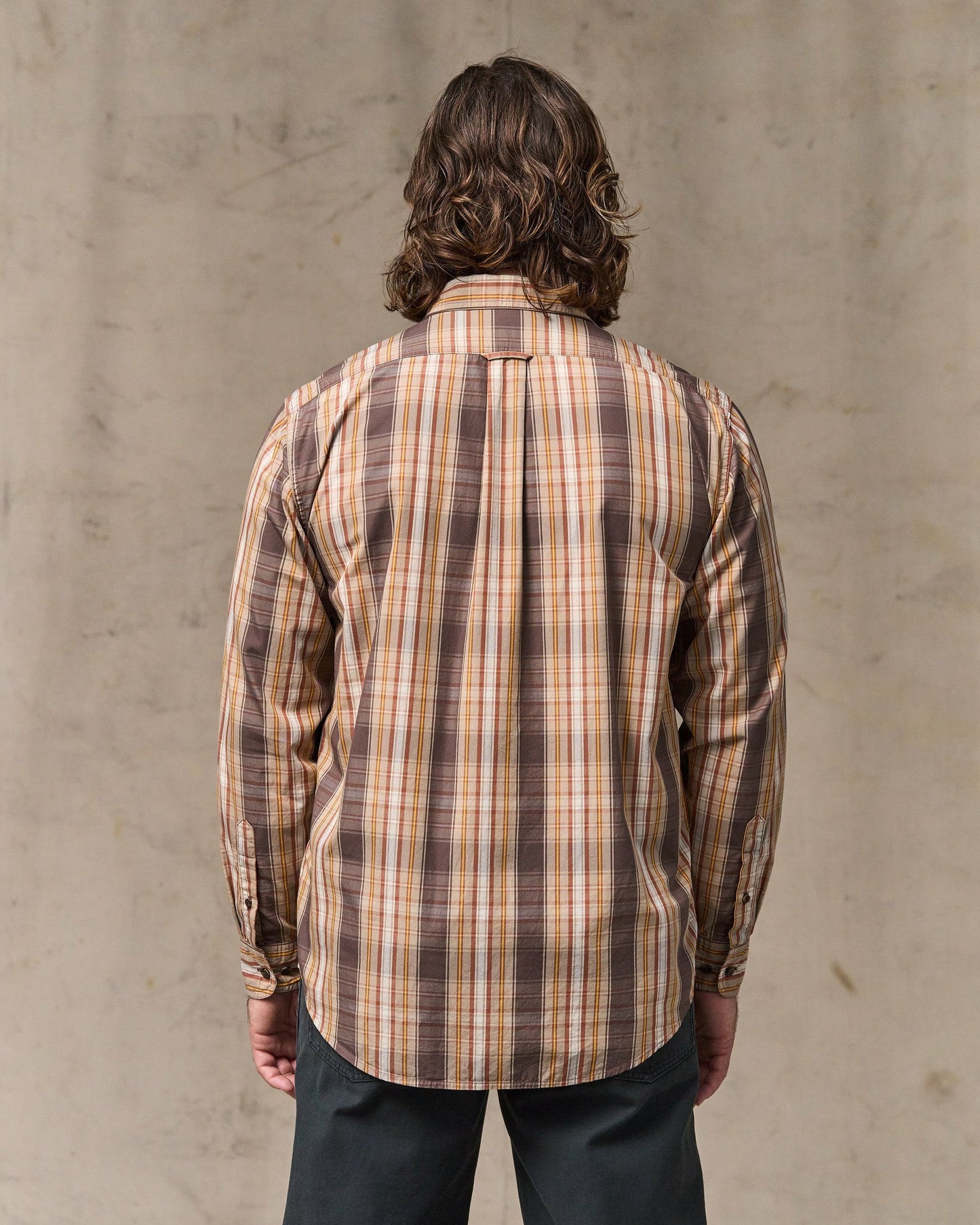 Filson Men Filson's Washed Feather Cloth Shirt - Brown Multi Plaid