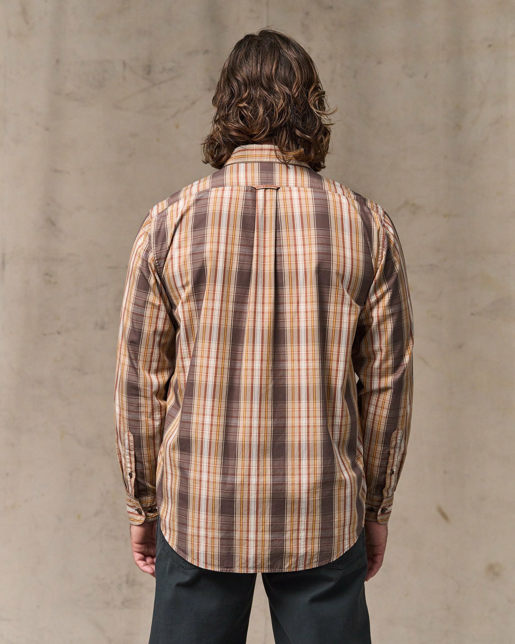 Filson Men Filson's Washed Feather Cloth Shirt - Brown Multi Plaid