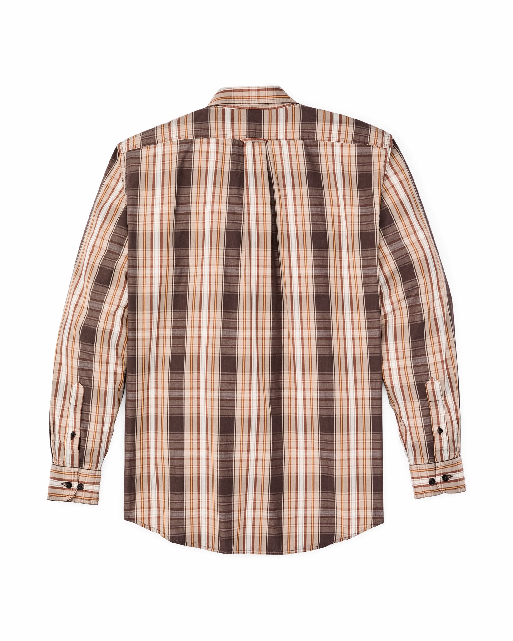 Filson Men Filson's Washed Feather Cloth Shirt - Brown Multi Plaid