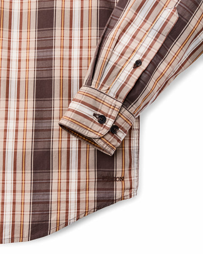 Filson Men Filson's Washed Feather Cloth Shirt - Brown Multi Plaid