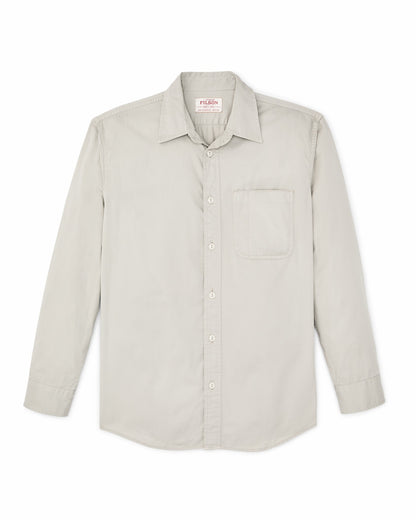 Filson Men 4.5-oz. Twill Shirt - Gray Sky