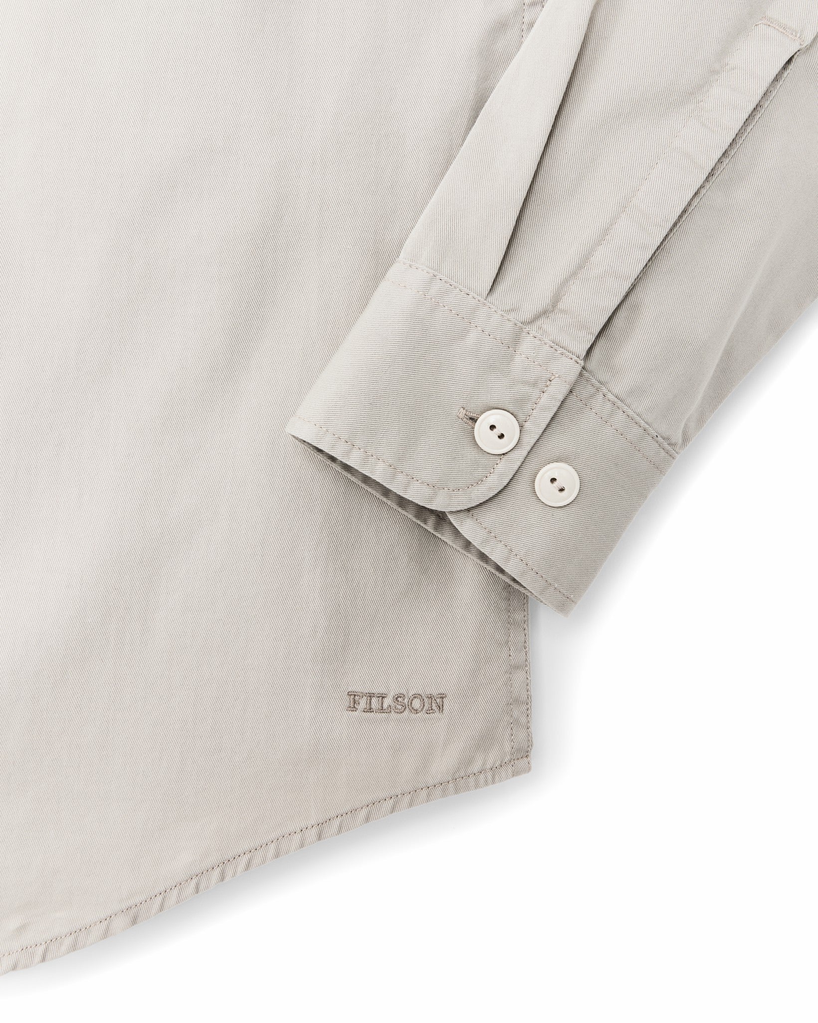 Filson Men 4.5-oz. Twill Shirt - Gray Sky