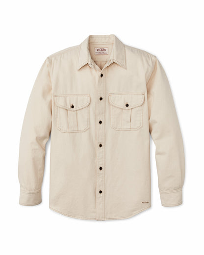 Filson Men Natural Twill Guide Shirt