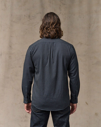 Filson Men Lightweight Alaskan Guide Shirt - Indigo / Ticking Stripe