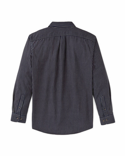 Filson Men Lightweight Alaskan Guide Shirt - Indigo / Ticking Stripe