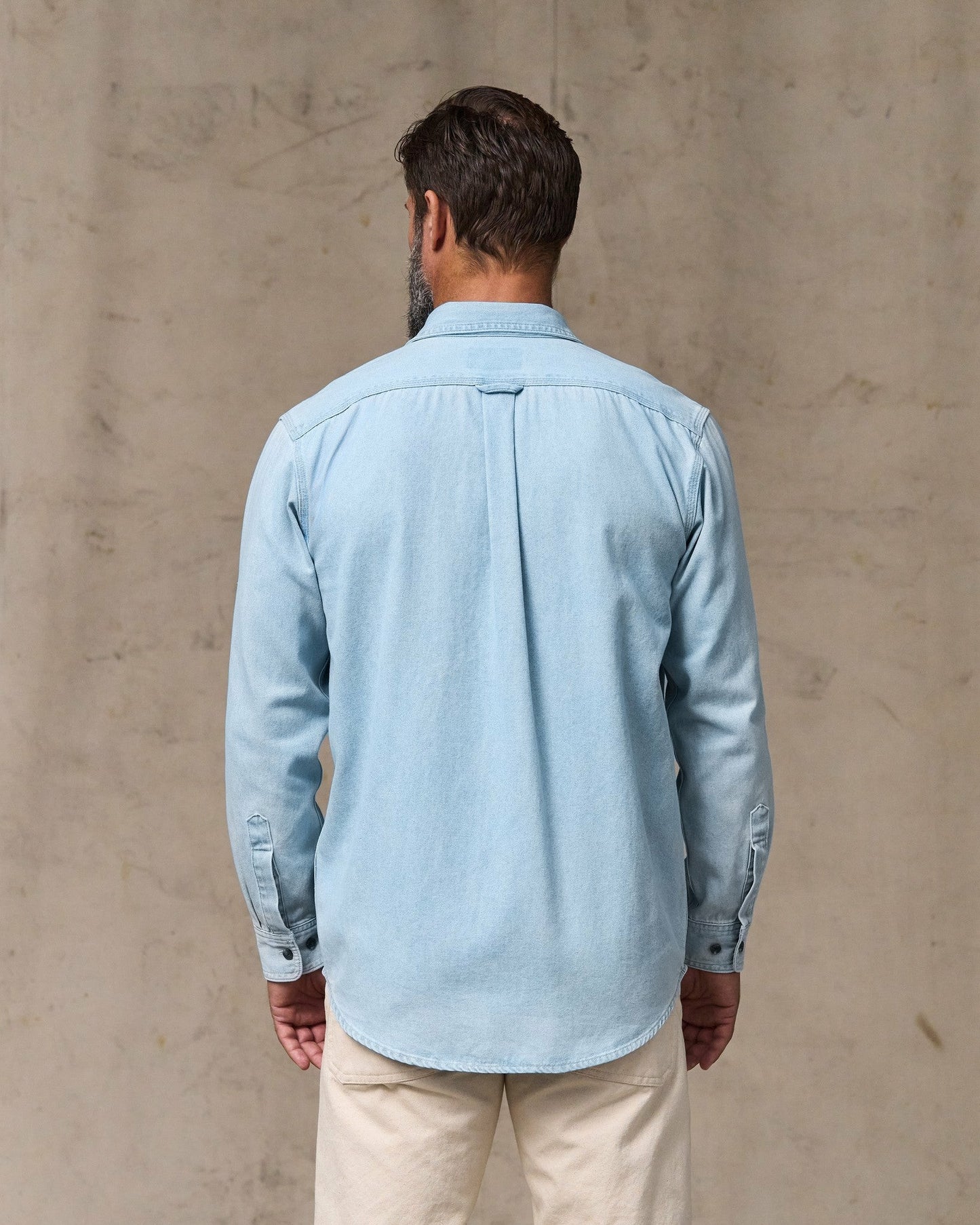 Filson Men Denim Guide Shirt - Light Indigo