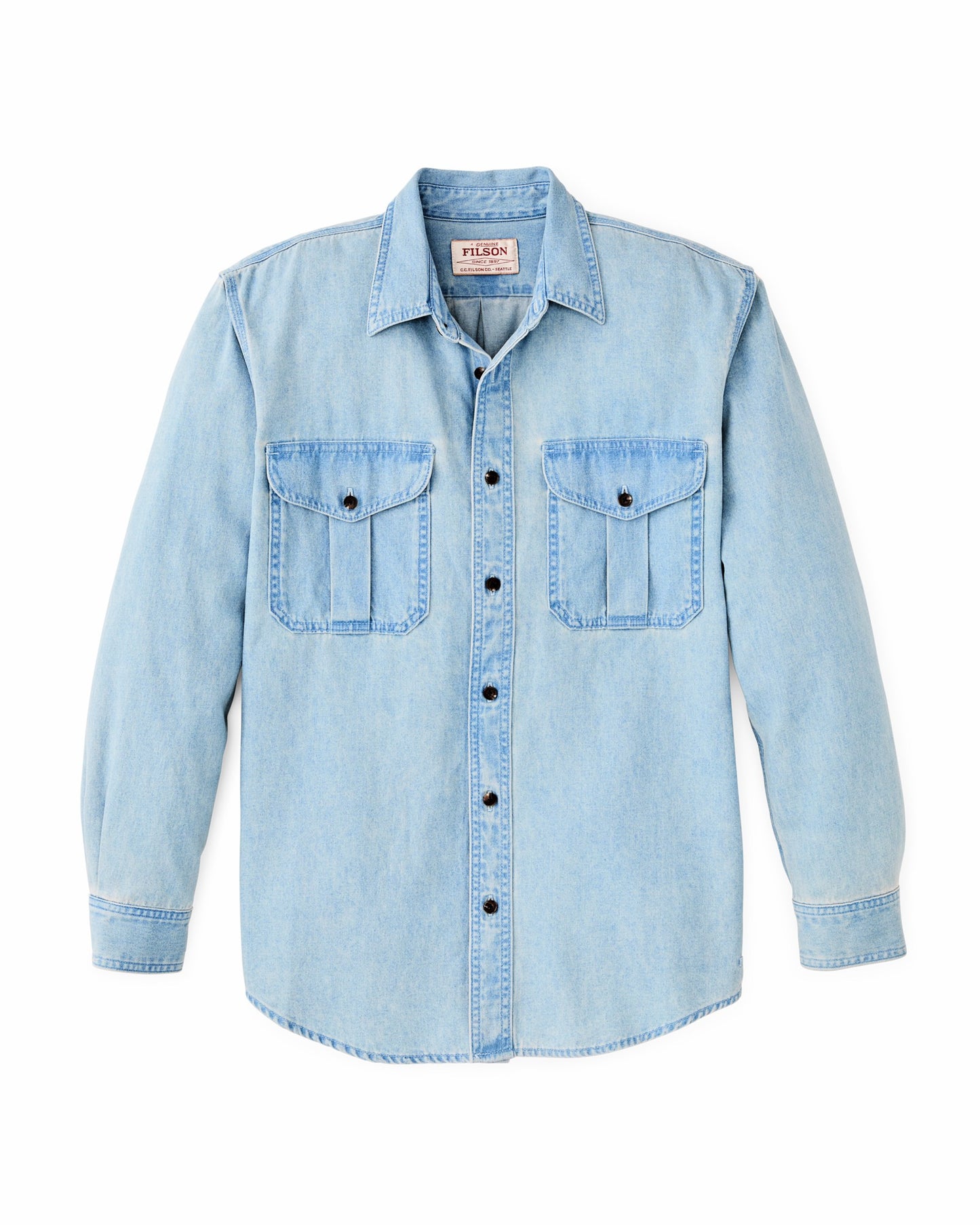 Filson Men Denim Guide Shirt - Light Indigo