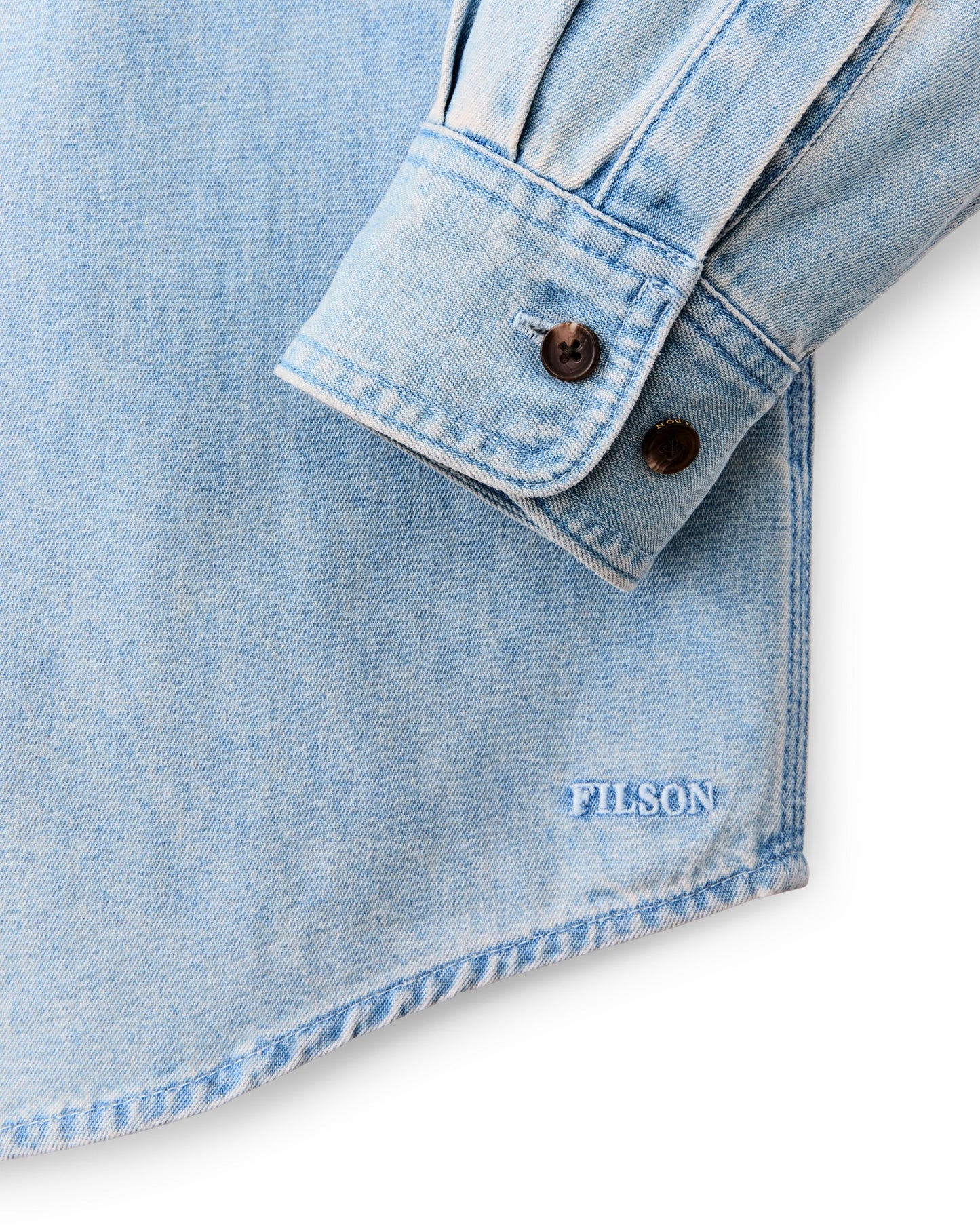 Filson Men Denim Guide Shirt - Light Indigo