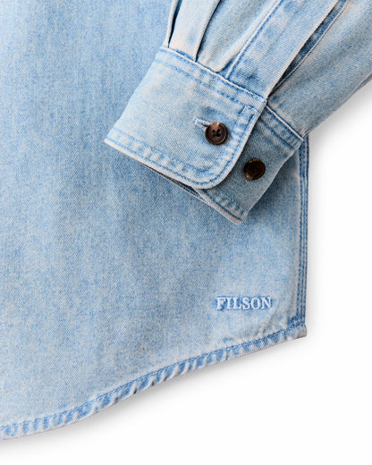 Filson Men Denim Guide Shirt - Light Indigo