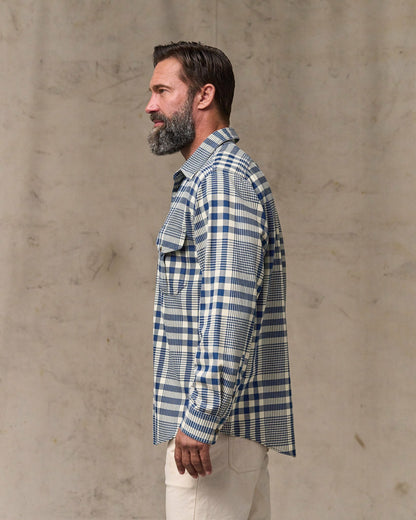 Filson Men Lightweight Alaskan Guide Shirt - Indigo Multi Plaid