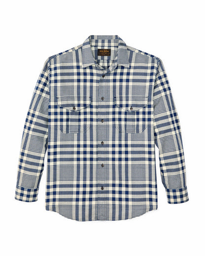 Filson Men Lightweight Alaskan Guide Shirt - Indigo Multi Plaid