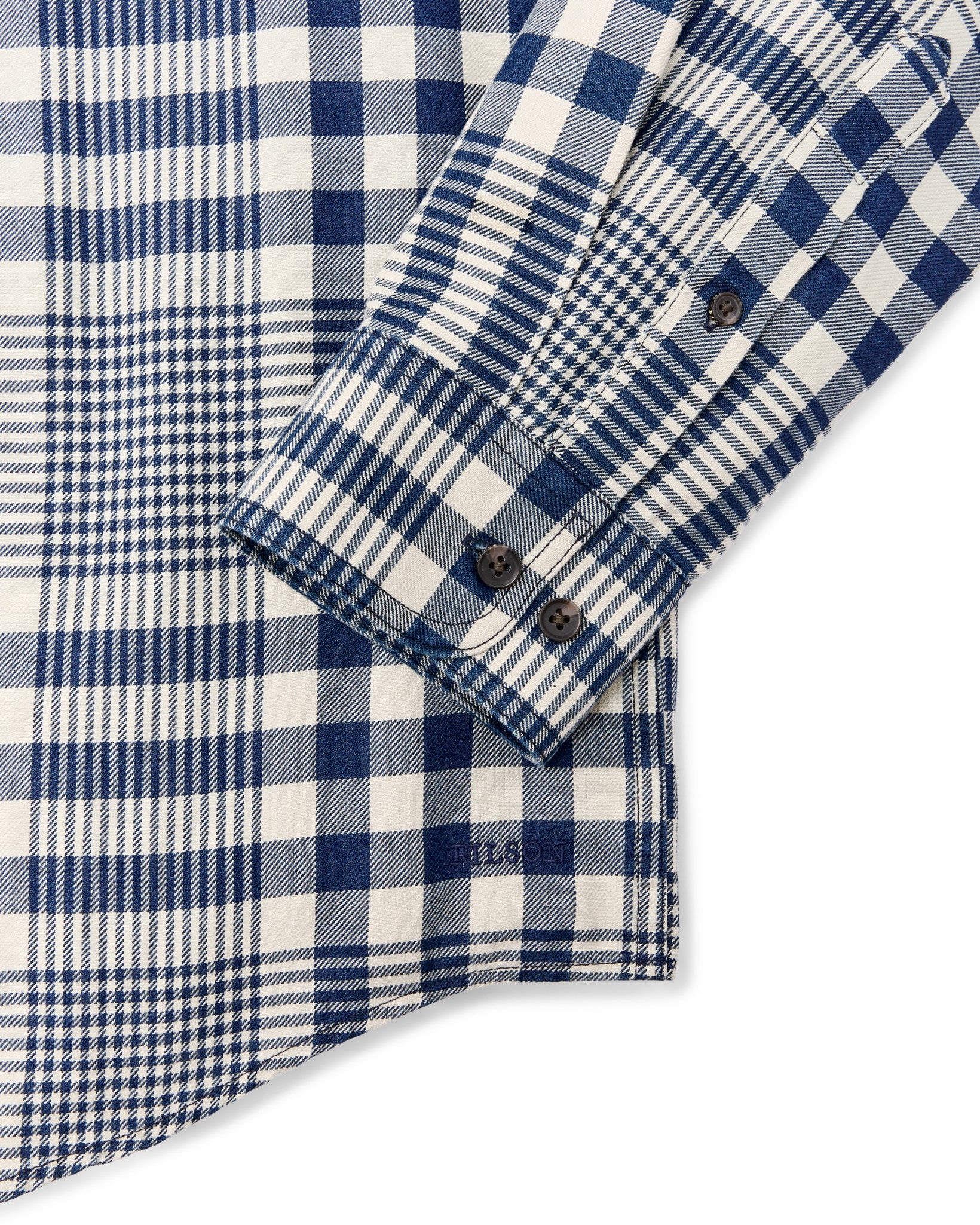 Filson Men Lightweight Alaskan Guide Shirt - Indigo Multi Plaid