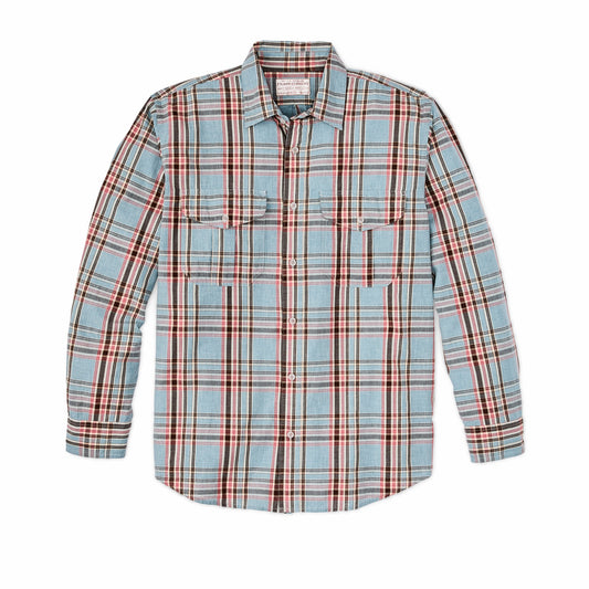 Filson Men Men's Washed Feather Cloth Shirt | FIlson
 – Filson