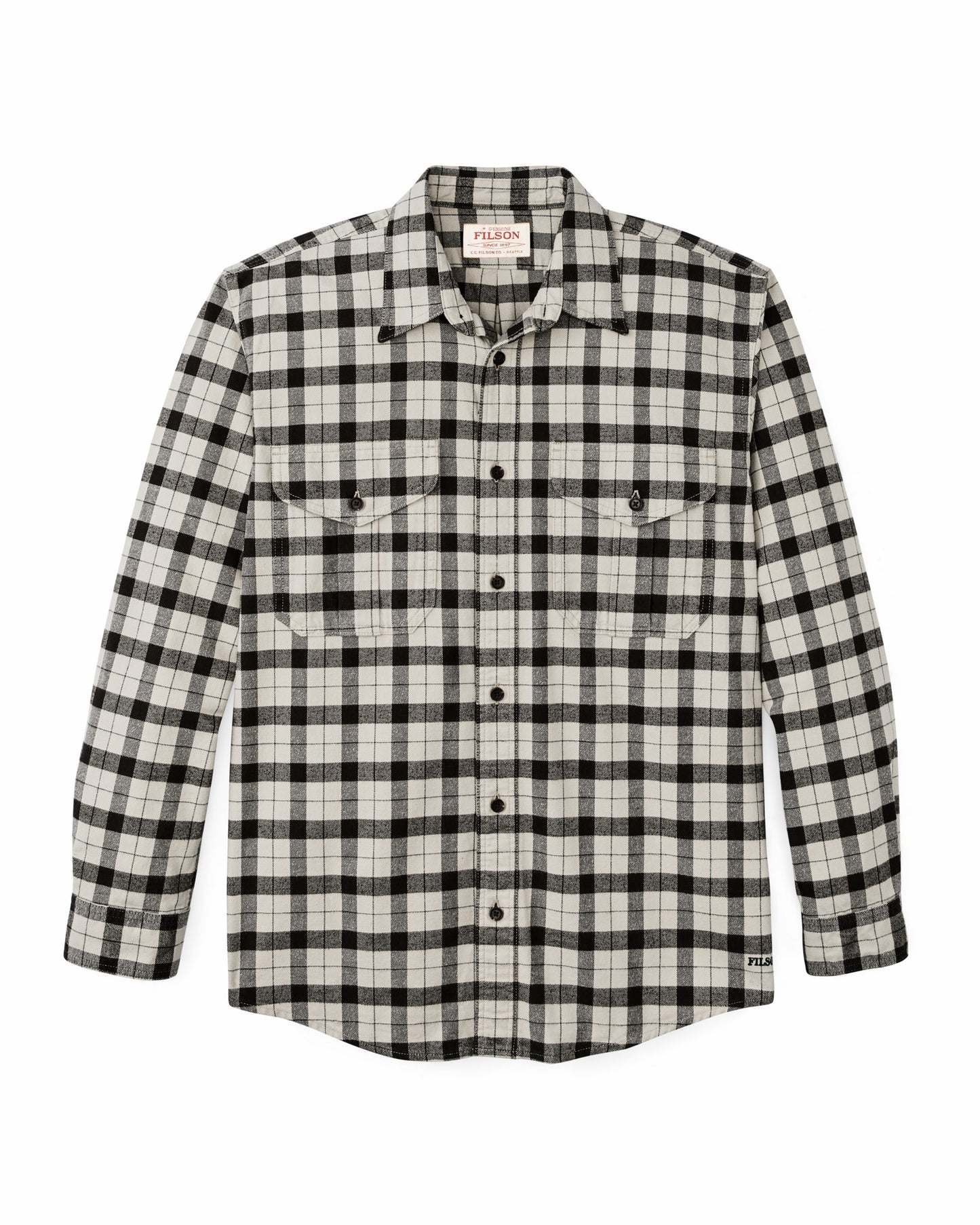 Filson Men Alaskan Guide Shirt - Cream / Peat / Multi Plaid