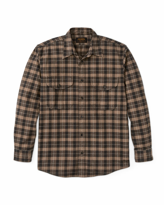 Filson Men Alaskan Guide Shirt - Light Brown / Peat / Multi Plaid