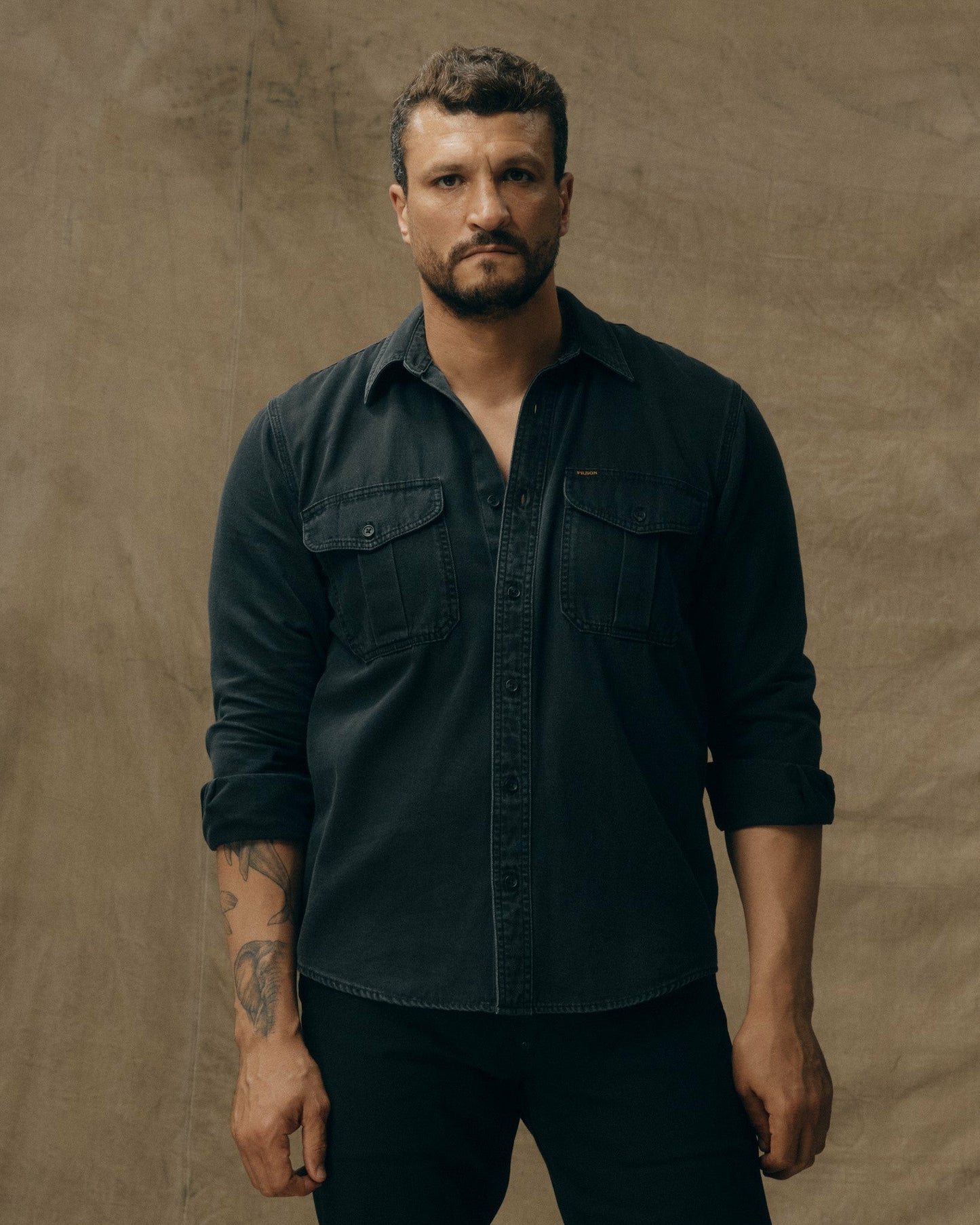 Filson Men Denim Guide Shirt - Black