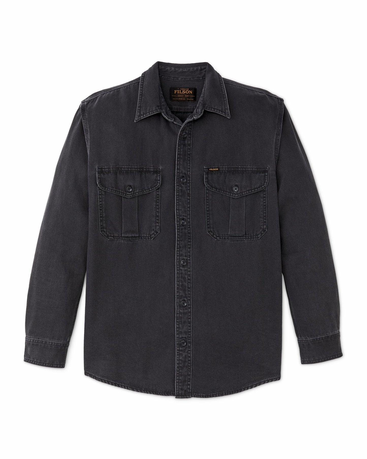 Filson Men Denim Guide Shirt - Black