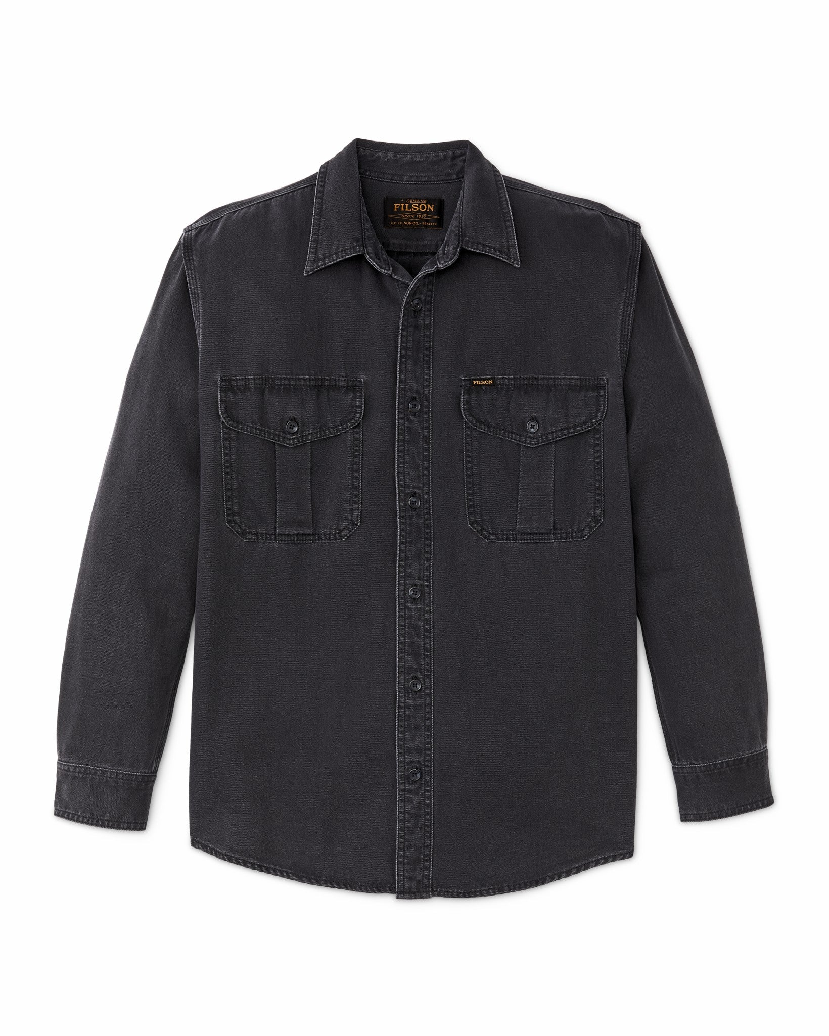 Filson Men Denim Guide Shirt - Black