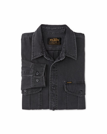 Filson Men Denim Guide Shirt - Black