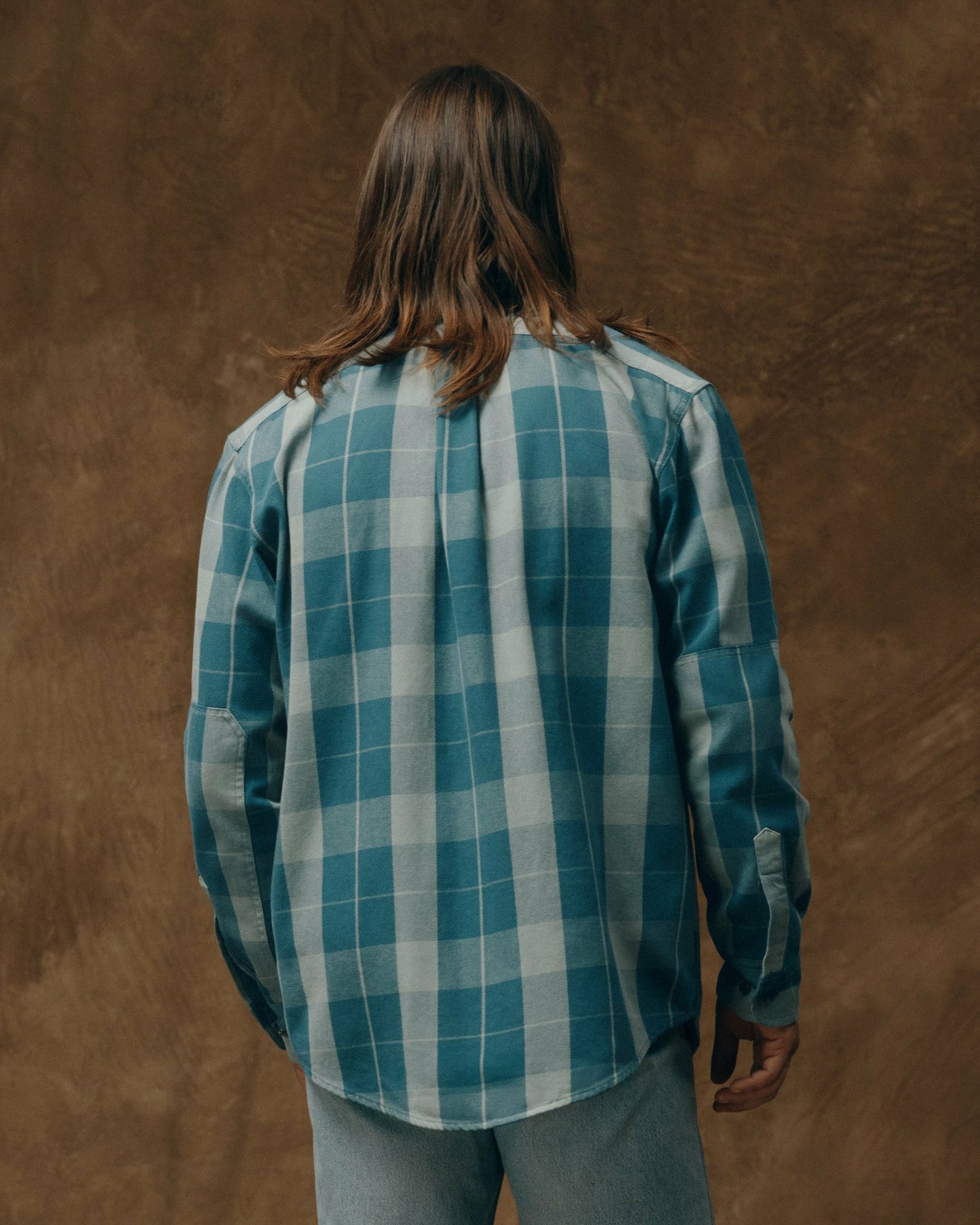 Filson Men Vintage Wash Alaskan Guide Shirt - Jasper / Dark Teal Plaid