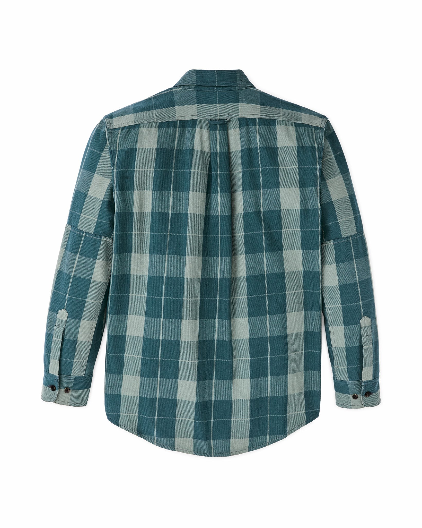 Filson Men Vintage Wash Alaskan Guide Shirt - Jasper / Dark Teal Plaid