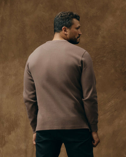 Filson Men Waffle Knit Thermal Crewneck - Brown