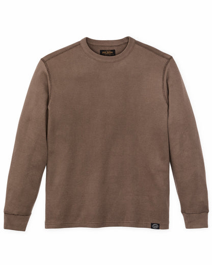 Filson Men Waffle Knit Thermal Crewneck - Brown